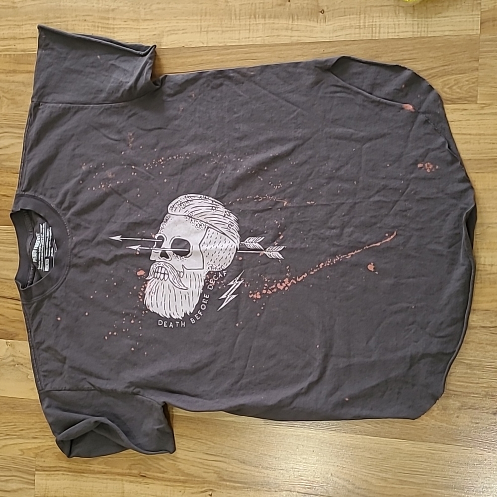 Pebby Forevee Tee 'Death Before Decaf'